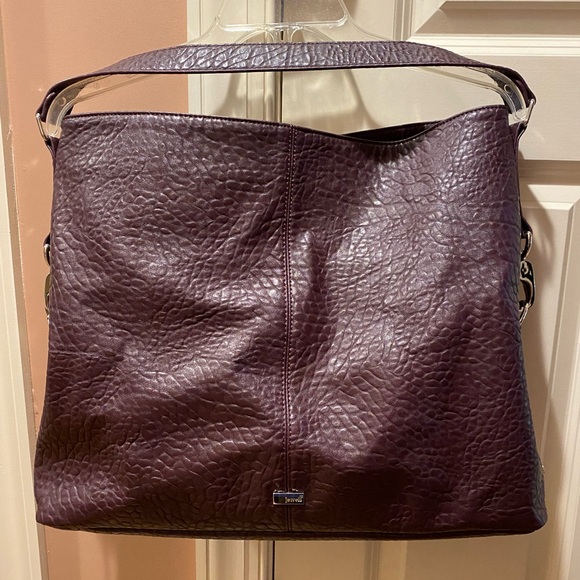 Jewell Thirty One purple faux pebble grain leather bag - Picture 3 of 7